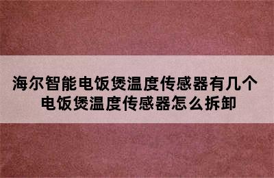 海尔智能电饭煲温度传感器有几个 电饭煲温度传感器怎么拆卸